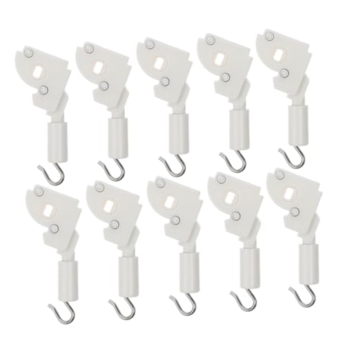 CLISPEED 10 Stück Fensterjalousie Neigemechanismus mit Haken Kunststoff Zubehör für Rollos Installieren Kompatibel mit Jalousien Römischen Rollos und Vorhängen Langlebiger CLISPEED 10 Stück Fensterjalousie Neigemechanismus mit Haken Kunststoff Zubehör für Rollos Installieren Kompatibel mit Jalousien Römischen Rollos und Vorhängen Langlebiger von CLISPEED