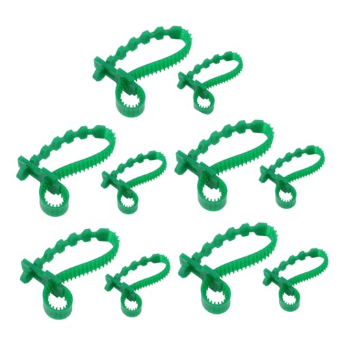CLISPEED 10 Stück Gartenpflanzen Befestigungsbänder Dickem PVC und Selbstverriegelnd für Pflanzen und Baumstützen im Garten oder Gewächshaus CLISPEED 10 Stück Gartenpflanzen Befestigungsbänder Dickem PVC und Selbstverriegelnd für Pflanzen und Baumstützen im Garten oder Gewächshaus von CLISPEED
