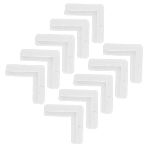 CLISPEED 10 Stück Innenwinkel Eckhalterungen für Fenstergitter Robuste Kunststoffwinkel für Bildschirme und Türen Einfache Installation Rostbeständig Vielseitig Einsetzbar CLISPEED 10 Stück Innenwinkel Eckhalterungen für Fenstergitter Robuste Kunststoffwinkel für Bildschirme und Türen Einfache Installation Rostbeständig Vielseitig Einsetzbar von CLISPEED