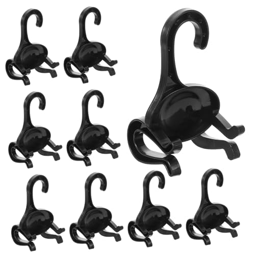 CLISPEED 10 Stück Schuhhalter aus Robustem Kunststoff Platzsparende Hängende Sportschuh Hausschuh Organizer Stabile Schuhaufbewahrungshaken für Schrank Wand und Supermarkt Wiederverwendbar von CLISPEED
