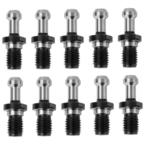 CLISPEED 10 Stück Teiliges Cnc Fräsmaschinen Zubehör Pull Retention Knob Stahlgehärtet für Drehmaschine und Bearbeitungszentrum CLISPEED 10 Stück Teiliges Cnc Fräsmaschinen Zubehör Pull Retention Knob Stahlgehärtet für Drehmaschine und Bearbeitungszentrum von CLISPEED