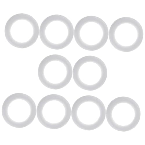 CLISPEED 10 Stück Teiliges DIY Schaumstoffringe Leicht und Bemalbar Kreative Bastelmaterialien für Glatte Oberfläche Partydekoration und Handliche Kunstprojekte CLISPEED 10 Stück Teiliges DIY Schaumstoffringe Leicht und Bemalbar Kreative Bastelmaterialien für Glatte Oberfläche Partydekoration und Handliche Kunstprojekte von CLISPEED