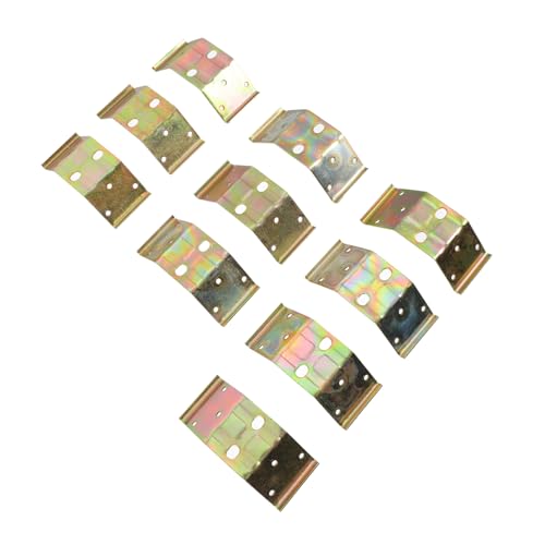 CLISPEED 10 Stück Teiliges Eckverbinder Robustem Eisen Doppellöchriges Möbel verbindungsstück für Stabile Tisch Stuhlbeine Einfache Montage Langlebig und Formbeständig für Heim CLISPEED 10 Stück Teiliges Eckverbinder Robustem Eisen Doppellöchriges Möbel verbindungsstück für Stabile Tisch Stuhlbeine Einfache Montage Langlebig und Formbeständig für Heim von CLISPEED