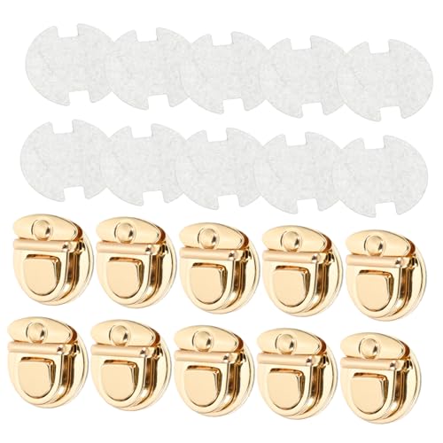 CLISPEED 10 Stück Teiliges Eisen Handtaschen Verschlussklammern Robuste DIY Taschenverschlüsse für Gepäck und Handtaschen Hochwertige Materialien Installieren Langlebig und Zuverlässig CLISPEED 10 Stück Teiliges Eisen Handtaschen Verschlussklammern Robuste DIY Taschenverschlüsse für Gepäck und Handtaschen Hochwertige Materialien Installieren Langlebig und Zuverlässig von CLISPEED