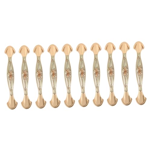 CLISPEED 10 Stück Teiliges Eleganter Küchenschrankgriffe aus Langlebiger Aluminiumlegierung Korrosionsbeständig Stilvoll Geformt Vielseitig Einsetzbar für Schränke Kleiderschränke Kommoden CLISPEED 10 Stück Teiliges Eleganter Küchenschrankgriffe aus Langlebiger Aluminiumlegierung Korrosionsbeständig Stilvoll Geformt Vielseitig Einsetzbar für Schränke Kleiderschränke Kommoden von CLISPEED