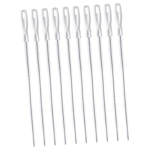 CLISPEED 10 Stück Teiliges Haarfänger für Abflussreinigung Flexibles Werkzeug zur Haarentfernung und Blockadenbeseitigung für Küchen Badezimmer und von CLISPEED