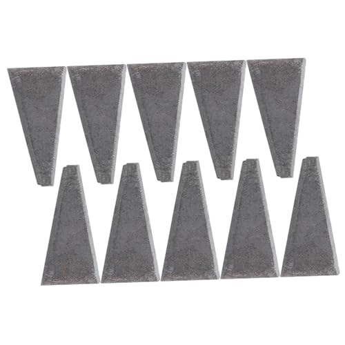 CLISPEED 10 Stück Teiliges Keile aus Kohlenstoffstahl Dreieckige Metallkeile für Axtbefestigung Robustes Werkzeug für Holzverarbeitung und Konstruktion Kleine für Stabile Nagelverstärkung von CLISPEED