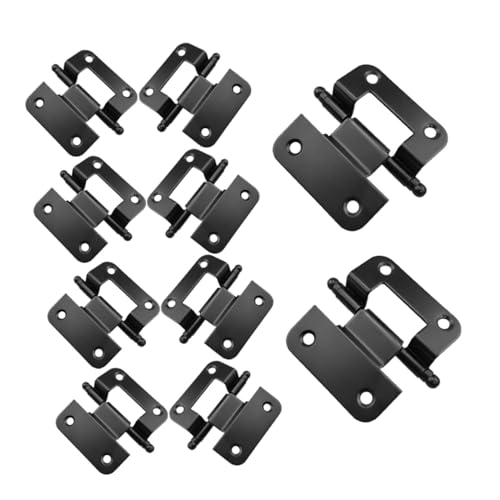 CLISPEED 10 Stück Teiliges Küchenschrank Türscharniere aus Robustem Eisen Selbstschließend und Langlebig mit Glatter Oberfläche und Abgerundeten Ecken für Küchen Badezimmerschränke CLISPEED 10 Stück Teiliges Küchenschrank Türscharniere aus Robustem Eisen Selbstschließend und Langlebig mit Glatter Oberfläche und Abgerundeten Ecken für Küchen Badezimmerschränke von CLISPEED