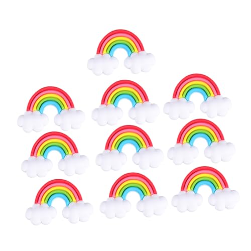 CLISPEED 10 Stück Teiliges Kühlschrankmagnete Regenbogen Design Dekorative Bunte Magnete für Kühlschranktür Whiteboard und Büros Starke Haftung als für Zuhause und Partys von CLISPEED