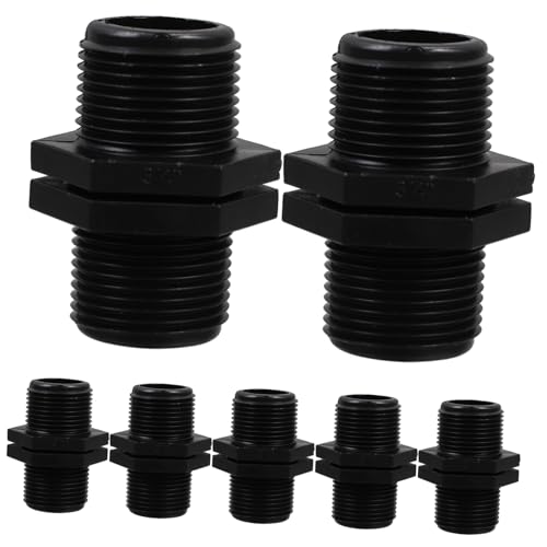 CLISPEED 10 Stück Teiliges Kugelhahn Rohrverbinder Außengewinde Garten Wasseranschluss Schlauchadapter Langlebig aus Kunststoff Einfache Installation von CLISPEED