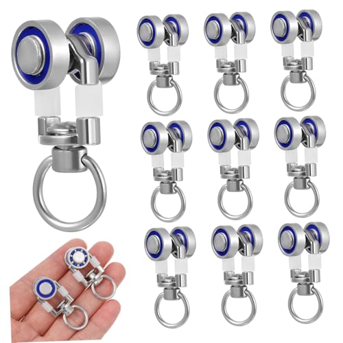 CLISPEED 10 Stück Teiliges Metall Gardinenschienen mit Langlebige Geräuschlose Vorhang Pulleys Einfach zu Montieren Geeignet für Verschiedene Gardinenarten und Raumteiler CLISPEED 10 Stück Teiliges Metall Gardinenschienen mit Langlebige Geräuschlose Vorhang Pulleys Einfach zu Montieren Geeignet für Verschiedene Gardinenarten und Raumteiler von CLISPEED