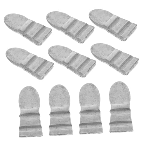 CLISPEED 10 Stück Teiliges Metallkeil für Hammerstiele Verstärkter Axtstielkeil Schnelles Montageset für Holzhammer Verbesserte Stabilität und Rutschfeste Vielseitig Einsetzbar im Handwerk von CLISPEED