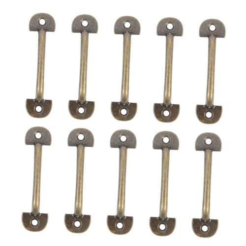 CLISPEED 10 Stück Teiliges Mini Schubladengriffe aus Langlebiger Zinklegierung Vintage design Elegant und Robust für Möbel Kommoden und Aufbewahrungsboxen im Retro stil CLISPEED 10 Stück Teiliges Mini Schubladengriffe aus Langlebiger Zinklegierung Vintage design Elegant und Robust für Möbel Kommoden und Aufbewahrungsboxen im Retro stil von CLISPEED