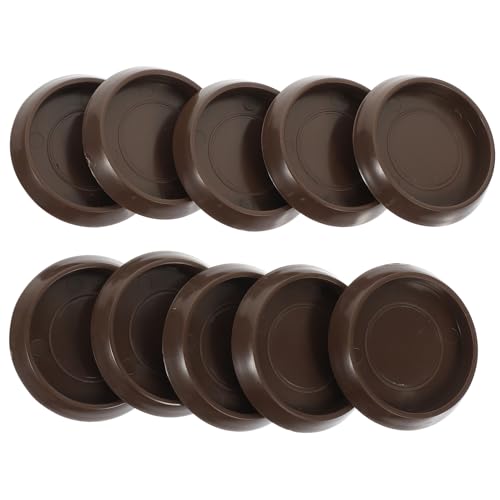 CLISPEED 10 Stück Teiliges Möbeluntersetzer aus Robustem Kunststoff rutschfeste Möbelgleiter und Bettstopper Schützende Stuhlrollen Stopper für Tisch und Stuhlbeine Kratzfest CLISPEED 10 Stück Teiliges Möbeluntersetzer aus Robustem Kunststoff rutschfeste Möbelgleiter und Bettstopper Schützende Stuhlrollen Stopper für Tisch und Stuhlbeine Kratzfest von CLISPEED