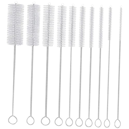 CLISPEED 10 Stück Teiliges Nylon Rohrbürsten mit Langlebigen Starken Borsten Verschiedene von Vielseitig für Flaschen Strohhalme und Schwer Zugängliche Stellen mit Praktischem Aufhängeloch CLISPEED 10 Stück Teiliges Nylon Rohrbürsten mit Langlebigen Starken Borsten Verschiedene von Vielseitig für Flaschen Strohhalme und Schwer Zugängliche Stellen mit Praktischem Aufhängeloch von CLISPEED