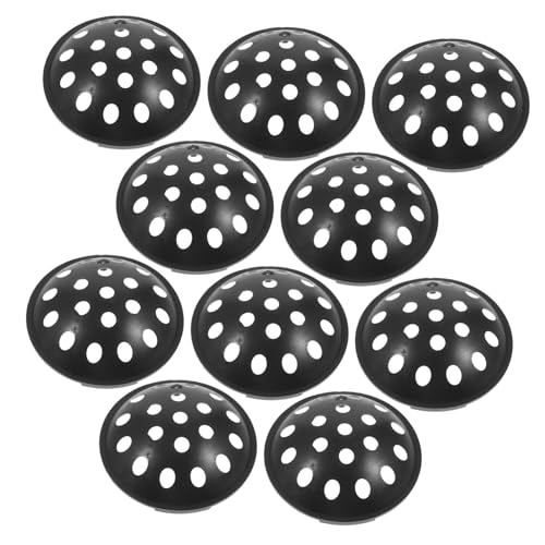 CLISPEED 10 Stück Teiliges Pflanztopf Drainagegitter aus Kunststoff Atmungsaktive Loch Mesh Pads für Blumentöpfe Verhindert Wurzelfäule und Bodenverlust Wiederverwendbar Geeignet für von CLISPEED