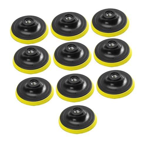 CLISPEED 10 Stück Teiliges Polierkissen Selbstklebend Polierscheiben mit Gewinde Schleifpapier Klettsystem Polierpads für Auto Motorrad Polieren und Schleifen von CLISPEED