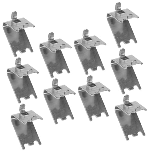 CLISPEED 10 Stück Teiliges Regalstützklammern Gefrierschrank Einlegeböden Halter für Kühlschrank und Kühlgerät Rostfrei Einfach zu Montieren Einsetzbar CLISPEED 10 Stück Teiliges Regalstützklammern Gefrierschrank Einlegeböden Halter für Kühlschrank und Kühlgerät Rostfrei Einfach zu Montieren Einsetzbar von CLISPEED