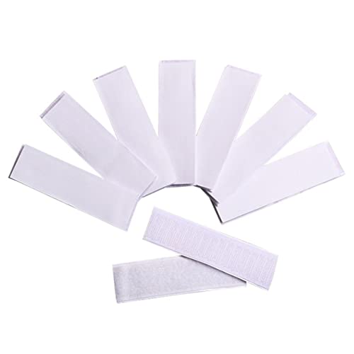 CLISPEED 10 Stück Teiliges Selbstklebendes Klettband Wiederverwendbare Haftstreifen für Glatte Oberflächen Transparent Einsetzbar in Haushalt Büro Basteln und Camping CLISPEED 10 Stück Teiliges Selbstklebendes Klettband Wiederverwendbare Haftstreifen für Glatte Oberflächen Transparent Einsetzbar in Haushalt Büro Basteln und Camping von CLISPEED
