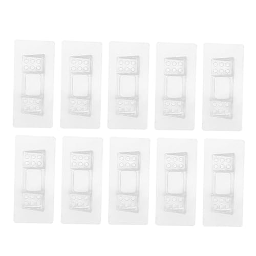 CLISPEED 10 Stück Teiliges Selbstklebendes Regalhalterung Großes Doppelreihiges Design für Schraubenfreie Montage Verstärkte Ablagehalterung für Küchen Schrank Bücherregale CLISPEED 10 Stück Teiliges Selbstklebendes Regalhalterung Großes Doppelreihiges Design für Schraubenfreie Montage Verstärkte Ablagehalterung für Küchen Schrank Bücherregale von CLISPEED