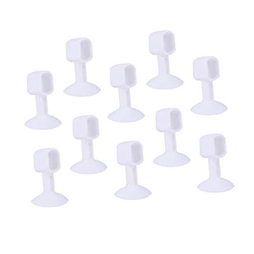 CLISPEED 10 Stück Teiliges Silikon Türgriff Stopper Stoßdämpfend Geräuschlos Umweltfreundlich Einfach an Türgriff zu Montieren für Schlafzimmer Küche Bad und Büro Transparenter Türpuffer CLISPEED 10 Stück Teiliges Silikon Türgriff Stopper Stoßdämpfend Geräuschlos Umweltfreundlich Einfach an Türgriff zu Montieren für Schlafzimmer Küche Bad und Büro Transparenter Türpuffer von CLISPEED