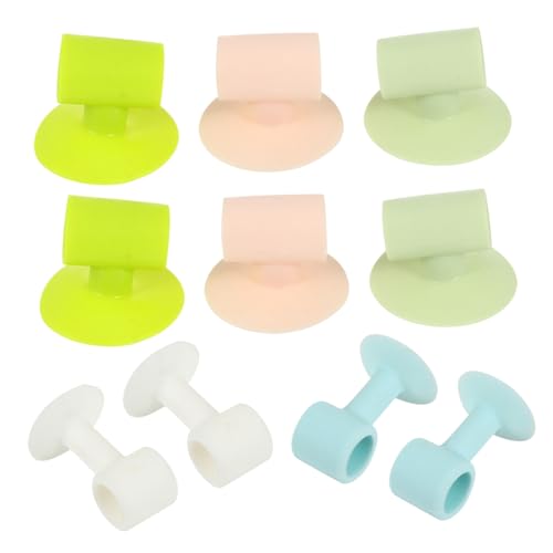 CLISPEED 10 Stück Teiliges Silikon Türgriff Wandprotektor Bunte Selbstklebende Türstopper mit Saugnapf Schalldämmend Schützt Türgriff und Wand vor Stößen für Wohnzimmer Schlafzimmer und CLISPEED 10 Stück Teiliges Silikon Türgriff Wandprotektor Bunte Selbstklebende Türstopper mit Saugnapf Schalldämmend Schützt Türgriff und Wand vor Stößen für Wohnzimmer Schlafzimmer und von CLISPEED