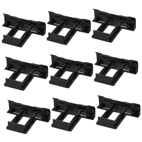 CLISPEED 10 Stück Teiliges Solar Panel Wasserabfluss Klammern aus Robustem Kunststoff Photovoltaik Panel Drainage Clips mit Integriertem Schmutz Wasserableitungssystem Einfach zu Montieren von CLISPEED