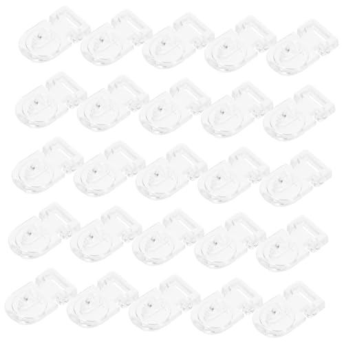 CLISPEED 10 Stück Teiliges Transparent Schmuckschatullenverschluss Robuste Kleine Box Haspe mit Einfachem Montagekomfort für Schmuckkästchen Kleine Schränke und Aufbewahrungsboxen von CLISPEED