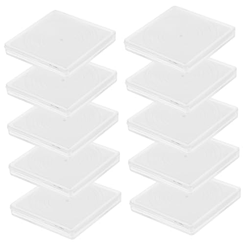 CLISPEED 10 Stück Teiliges Transparente Aufbewahrungsboxen mit Robustem Bruchsicherem Material Einfacher Handhabung und Ansprechendem Design zur Ordentlichen Münzsammlung und Präsentation CLISPEED 10 Stück Teiliges Transparente Aufbewahrungsboxen mit Robustem Bruchsicherem Material Einfacher Handhabung und Ansprechendem Design zur Ordentlichen Münzsammlung und Präsentation von CLISPEED