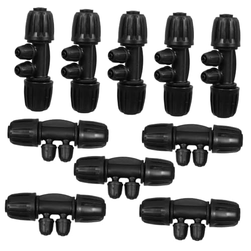 CLISPEED 10 Stück Teiliges Tropfbewässerung Anschlussstücke aus Robustem Hartplastik Barbed Schlauchverbinder für Garten und Landwirtschaft Vielseitig Einsetzbar für Bewässerungssysteme CLISPEED 10 Stück Teiliges Tropfbewässerung Anschlussstücke aus Robustem Hartplastik Barbed Schlauchverbinder für Garten und Landwirtschaft Vielseitig Einsetzbar für Bewässerungssysteme von CLISPEED