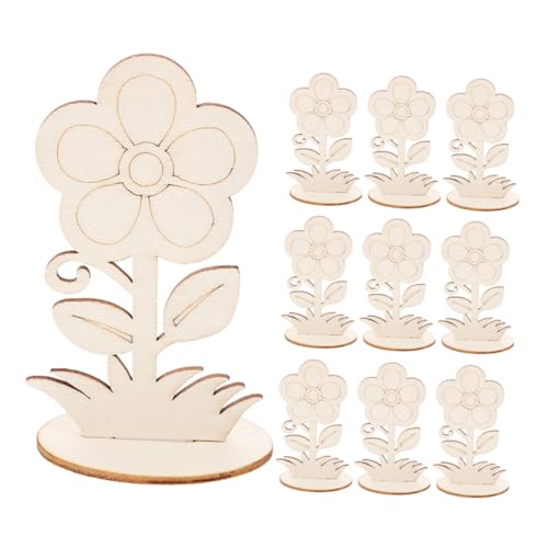 CLISPEED 10 Stück Teiliges Unbemalte Holzblumen zum Bemalen DIY holzrohlinge für Kreative Bastelarbeiten Glatte Oberfläche Sichere Holzblumen ornamente für Dekoration und Handwerksprojekte CLISPEED 10 Stück Teiliges Unbemalte Holzblumen zum Bemalen DIY holzrohlinge für Kreative Bastelarbeiten Glatte Oberfläche Sichere Holzblumen ornamente für Dekoration und Handwerksprojekte von CLISPEED