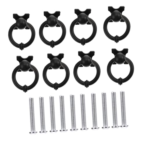 CLISPEED 10 Stück Teiliges Zinklegierung Möbelgriffe Schwarz Einloch Schrankgriffe Schubladengriffe Robust Korrosionsbeständig Für Küchenschränke und Kleiderschränke CLISPEED 10 Stück Teiliges Zinklegierung Möbelgriffe Schwarz Einloch Schrankgriffe Schubladengriffe Robust Korrosionsbeständig Für Küchenschränke und Kleiderschränke von CLISPEED