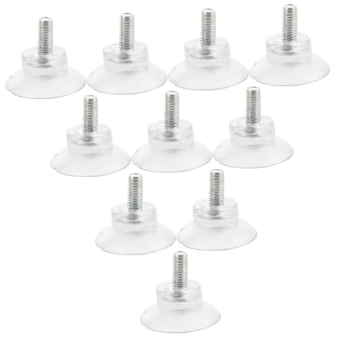 CLISPEED 10 Stück Transparente Saugnapf Gummipuffer für Glastischplatten rutschfeste Kratzfeste Tischglas Abstandshalter Vielseitig für Kaffee Gartentische Einfach zu Reinigen CLISPEED 10 Stück Transparente Saugnapf Gummipuffer für Glastischplatten rutschfeste Kratzfeste Tischglas Abstandshalter Vielseitig für Kaffee Gartentische Einfach zu Reinigen von CLISPEED