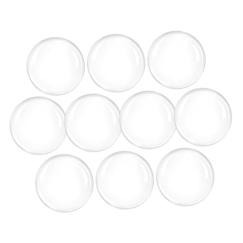 CLISPEED 10 Stück Türgriff Wandpuffer Teiliges Transparente Silikon Türstopper für Türknauf Geräuschdämpfer Wand und Türschutz Einsetzbar für Verschiedene Oberflächen von CLISPEED