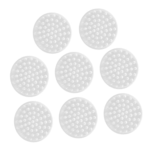 CLISPEED 10 Stück rutschfeste Transparente Kunststoff Möbel Schutzpads mit Zähnen Ømm Bodenschoner für Stuhlbeine Wasserfest Kratzfrei Geräuscharm Langlebig Geeignet für Fliesen Laminat von CLISPEED