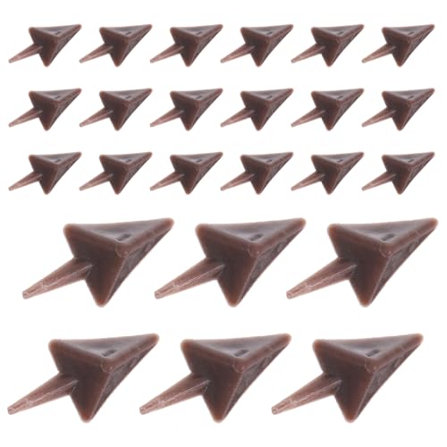 CLISPEED 100stücke Kunststoff Vogelschnäbel Gelbe Enten-küken-mundteile Zum Selbermachen Bastelbedarf Für Plüschtier-herstellung Und Osterpuppen-kreationen von CLISPEED