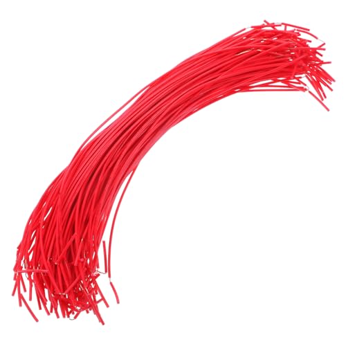 CLISPEED 100 Stück Drahtverbindungsleitung Strom Demodraht Isoliertes Strom Demo Lehrdraht Schaltkreisverbindung Stromkabel Stromanschlussdraht Spannung Kupfer Rot CLISPEED 100 Stück Drahtverbindungsleitung Strom Demodraht Isoliertes Strom Demo Lehrdraht Schaltkreisverbindung Stromkabel Stromanschlussdraht Spannung Kupfer Rot von CLISPEED