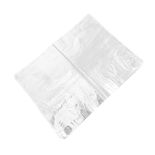CLISPEED 100 Stück PVC Schrumpffolienbeutel Hochtransparent Robust Versiegelbar für Verpackung Lagerung von Seifen Kerzen Selbstgemacht Projekten von CLISPEED