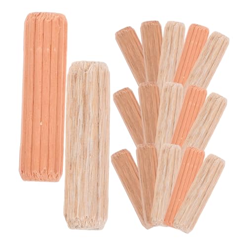 CLISPEED 100 Stück Holzdübel aus Hartholz Geriffelte Rundstäbe für Möbelverbindung DIY Holzverbinder Stabile Möbelbefestigung ohne Schraublöcher Präzise Passform für Möbelmontage CLISPEED 100 Stück Holzdübel aus Hartholz Geriffelte Rundstäbe für Möbelverbindung DIY Holzverbinder Stabile Möbelbefestigung ohne Schraublöcher Präzise Passform für Möbelmontage von CLISPEED