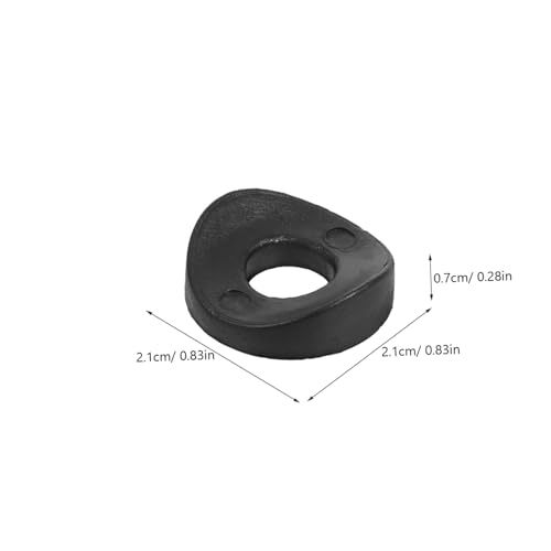 CLISPEED 100 Stück Kunststoff Duckbill Unterlegscheiben Gebogene Schraubenscheiben für Möbelverbindung Leichte Recyclingfähige Kunststoffkeile Einfache Montage Langlebige von CLISPEED