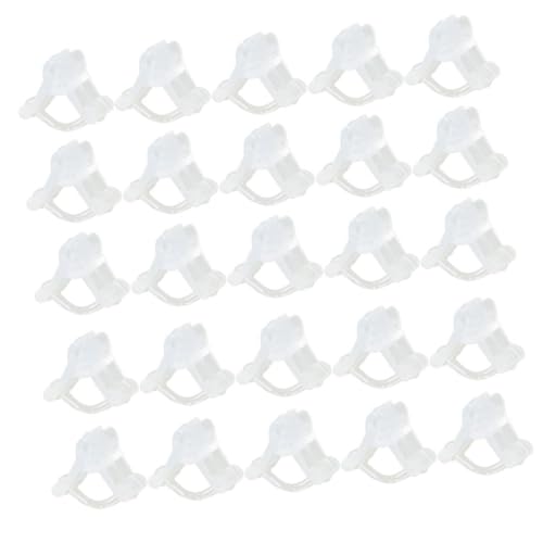 CLISPEED 100 Stück Pflanzenveredelungsclips Weiß Kunststoff Gartensupport für Blumen und Setzlinge zur Fixierung und Verbesserung der Veredelungseffizienz CLISPEED 100 Stück Pflanzenveredelungsclips Weiß Kunststoff Gartensupport für Blumen und Setzlinge zur Fixierung und Verbesserung der Veredelungseffizienz von CLISPEED
