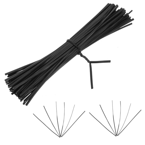 CLISPEED 1000 Stück Gartendraht Bindedraht mit Kunststoffummantelung Flexibel und Langlebig Schwarze Pflanzenschnur für Kabel Pflanzen und Garten Wiederverwendbar und Robust CLISPEED 1000 Stück Gartendraht Bindedraht mit Kunststoffummantelung Flexibel und Langlebig Schwarze Pflanzenschnur für Kabel Pflanzen und Garten Wiederverwendbar und Robust von CLISPEED