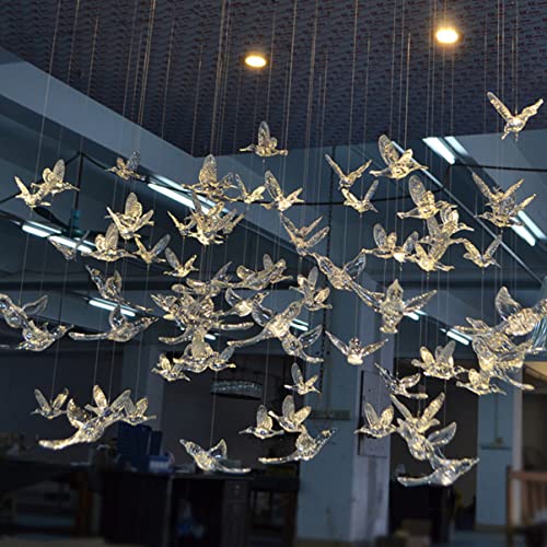 CLISPEED 10st Christbaumschmuck Kolibri-glasverzierung Transparente Vogelverzierung Dekorative Hängende Ornamente Weihnachtsbaumschmuck Vogel Hängen Ornamente Weihnachtsschmuck Statue Acryl von CLISPEED