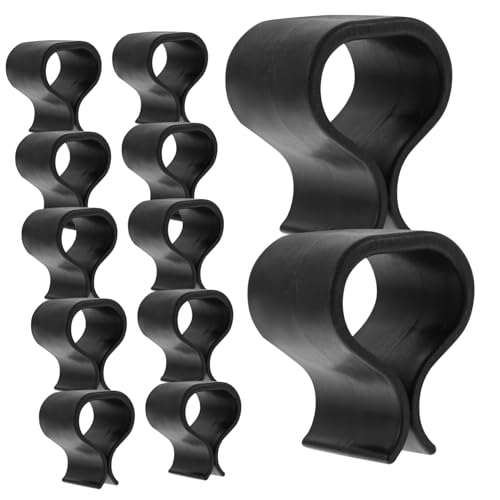 CLISPEED 12 Stück Teiliges Outdoor Rattan Möbelclips für Gartenmöbel Robuste Sitzgruppenverbinder für Terrassenstühle Einfache Montage Wetterbeständige Sofa Klemmen für Korbsessel Draußen von CLISPEED