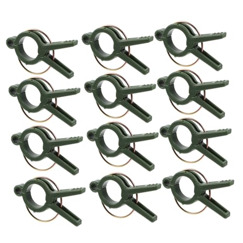 CLISPEED 12 Stück Teiliges Pflanzenclips aus Flexiblem Kunststoff Robuste Gartenclips für Kletterpflanzen und Tomaten Sicherer Halt an Rankhilfen für Garten Trellis und Pflanzenstützen von CLISPEED