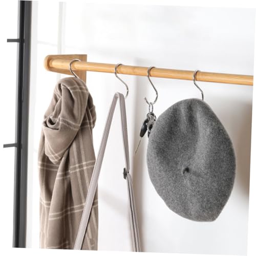 CLISPEED 12 Stück Teiliges S Haken Türhänger aus Metall Robuste Aufbewahrung für Kleidung Handtaschen Handtücher Einfache Werkzeuglose Montage an Türen und Stangen Vielseitig für Bad Küche CLISPEED 12 Stück Teiliges S Haken Türhänger aus Metall Robuste Aufbewahrung für Kleidung Handtaschen Handtücher Einfache Werkzeuglose Montage an Türen und Stangen Vielseitig für Bad Küche von CLISPEED