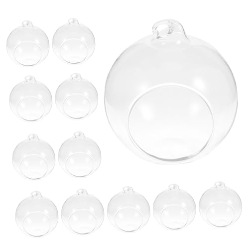 CLISPEED 12 Stück Teiliges Terrarium mit Großer Öffnung Hängender Glatter Globe Pflanzer Transparenter Luftpflanzenhalter Modernes Landschafts Vasen für Innenraumdekoration CLISPEED 12 Stück Teiliges Terrarium mit Großer Öffnung Hängender Glatter Globe Pflanzer Transparenter Luftpflanzenhalter Modernes Landschafts Vasen für Innenraumdekoration von CLISPEED