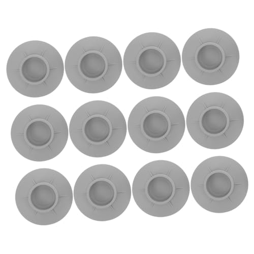CLISPEED 12 Stück Teiliges Waschmaschinen stabilisator Pads aus Robustem Gummi Antivibrations rutschfeste Unterlagen für Waschmaschine Möbel und Haushaltsgeräte Schwingungsdämpfend von CLISPEED