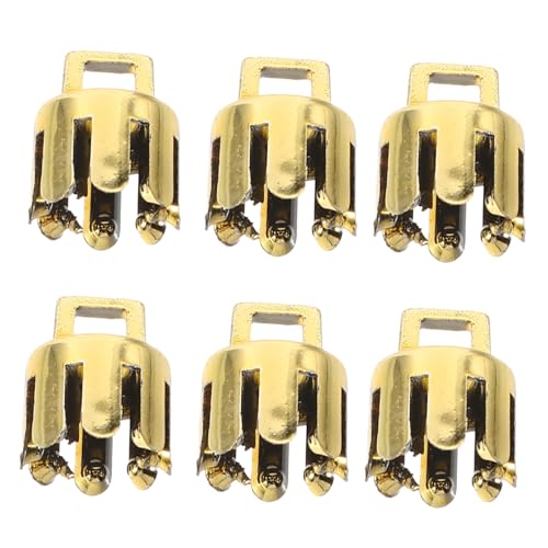 CLISPEED 12 Stück Teiliges Weihnachtskugel Ersatzkappen aus Gold DIY Christbaumkugel Zubehör Kreative Aufhänger für Weihnachtsbaumdekoration und Bastelarbeiten CLISPEED 12 Stück Teiliges Weihnachtskugel Ersatzkappen aus Gold DIY Christbaumkugel Zubehör Kreative Aufhänger für Weihnachtsbaumdekoration und Bastelarbeiten von CLISPEED