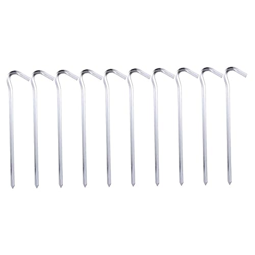 CLISPEED 12 Stück Teiliges Zelt Heringe aus Robustem Sturmsichere Zeltheringe für Harte Böden Stabile Outdoor Zelt Heringe zum Camping und Markisenbefestigung von CLISPEED